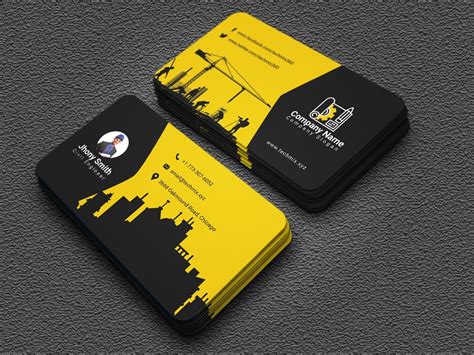 Engineering Business Card Templates